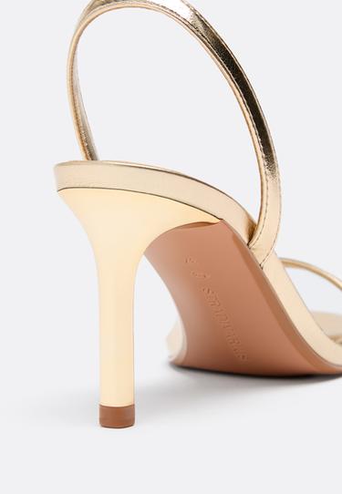 Stiletto heel sandals — GOLD  4