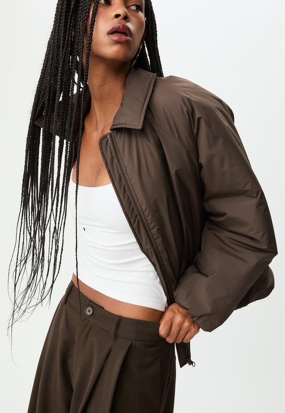 cazadora acolchada regular