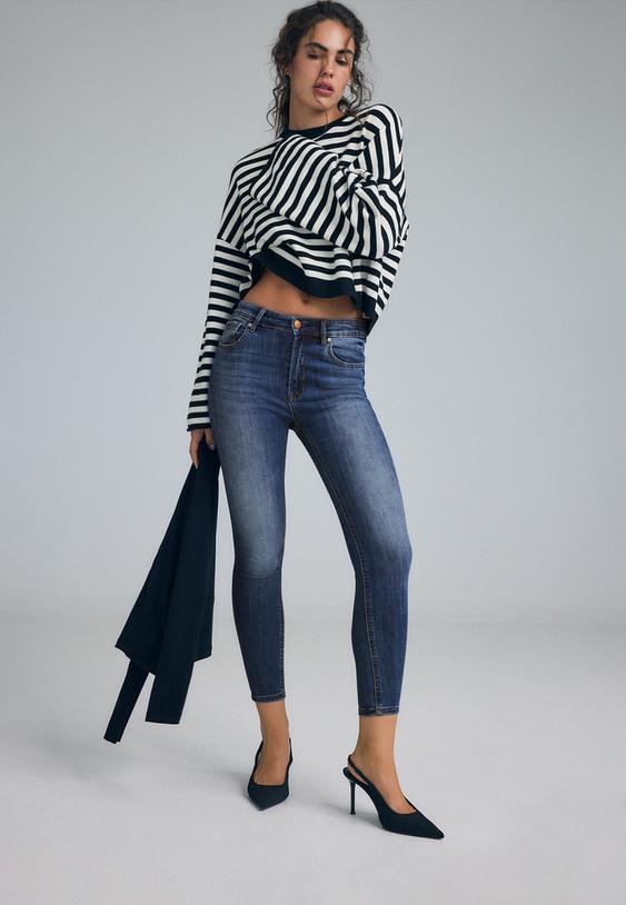 d07 high waist skinny jeans
