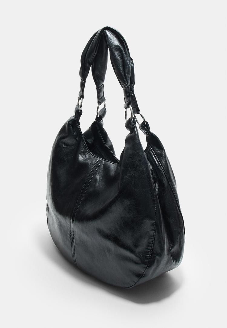 bolso asa efecto piel