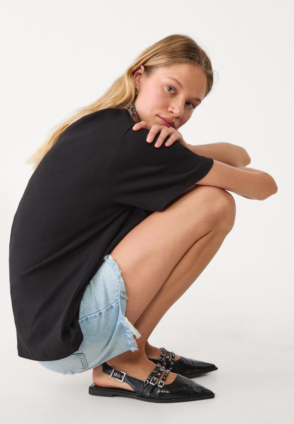 Camiseta básica oversize heavy weight