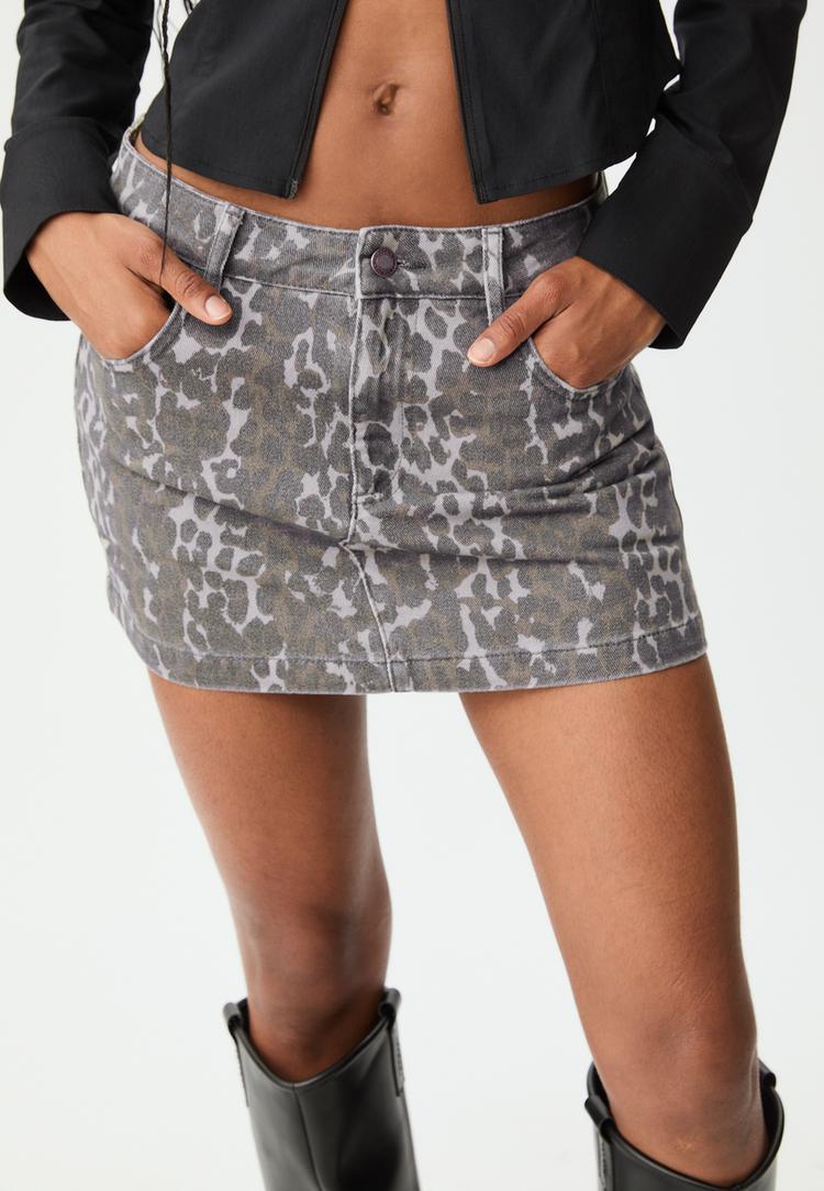 falda pantalon estampada