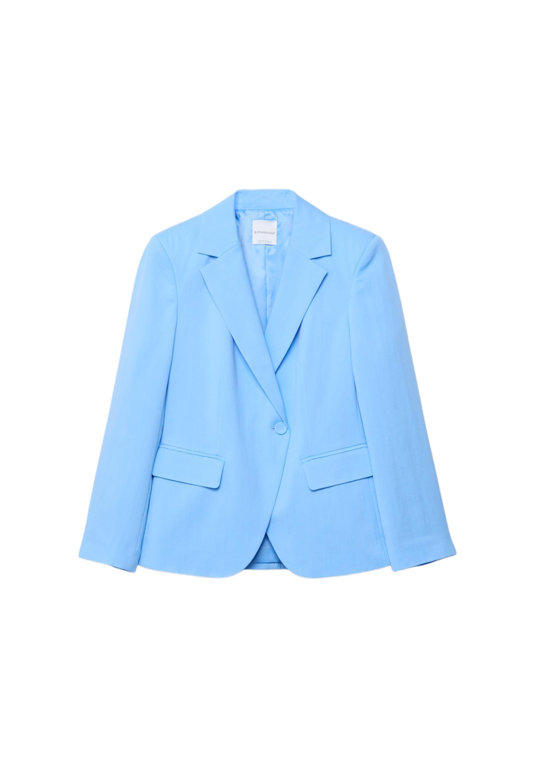 Asymmetric blazer — Royal blue