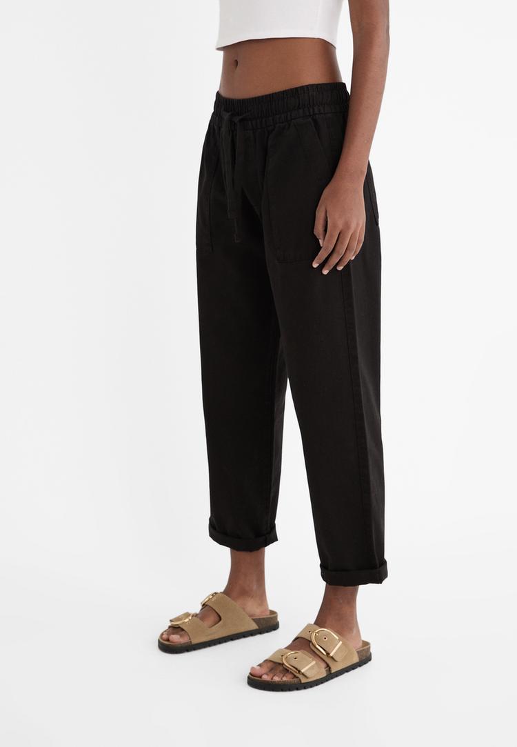 pantalon fluido sarga
