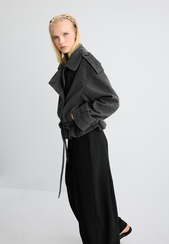 oversized trenchcoat met zachte touch