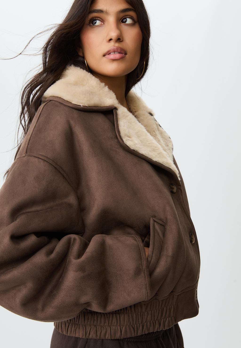 Double-faced crossover jacket
