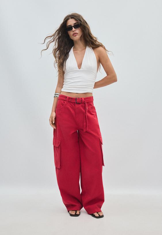 pantalon barrel cargo
