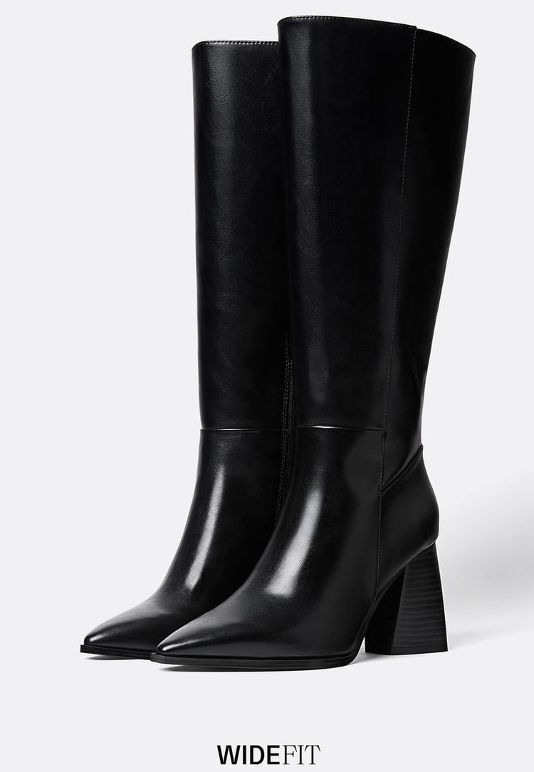 hoge laarzen met hak