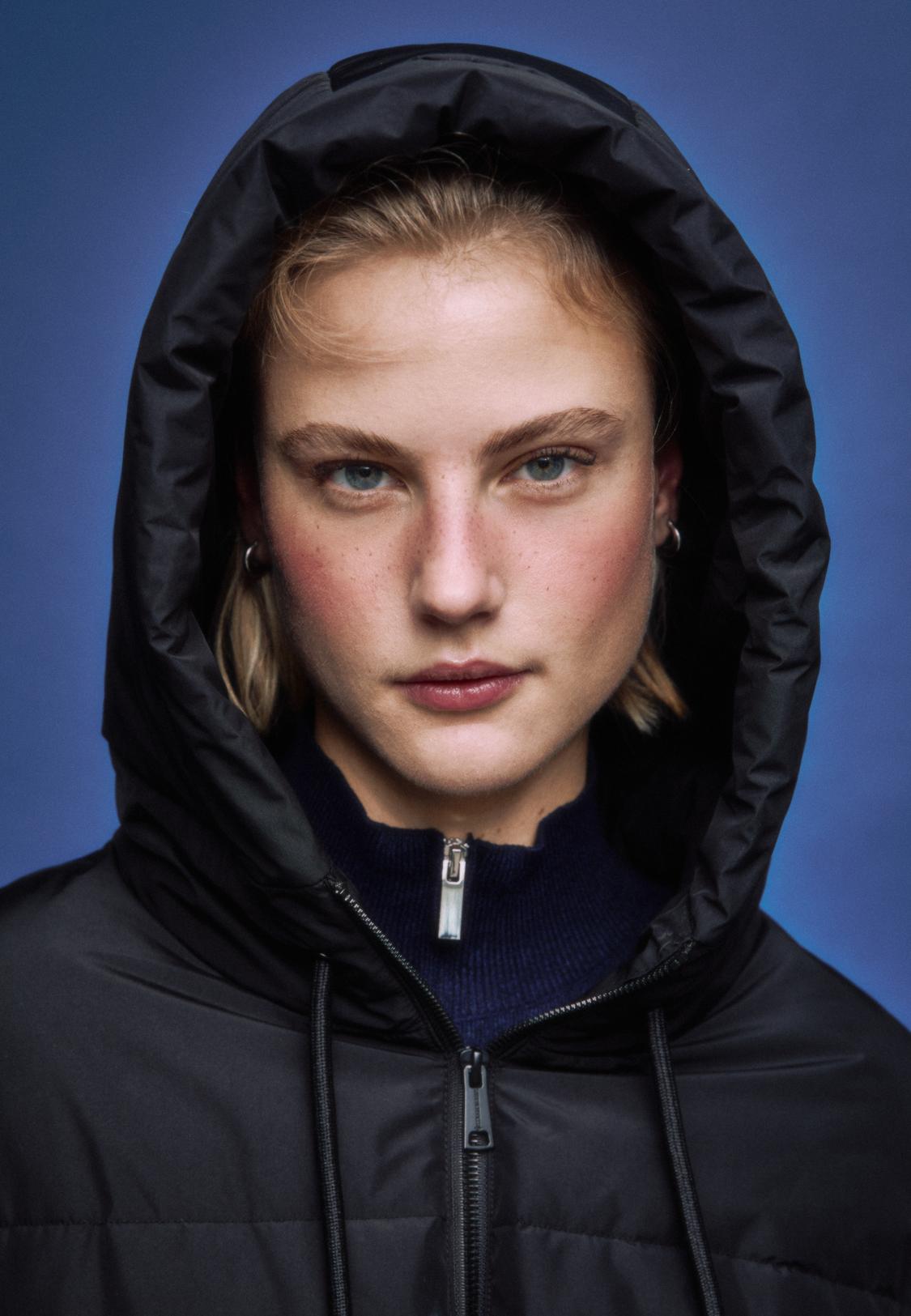 Blouson matelassé oversize capuche Mode femme Stradivarius France