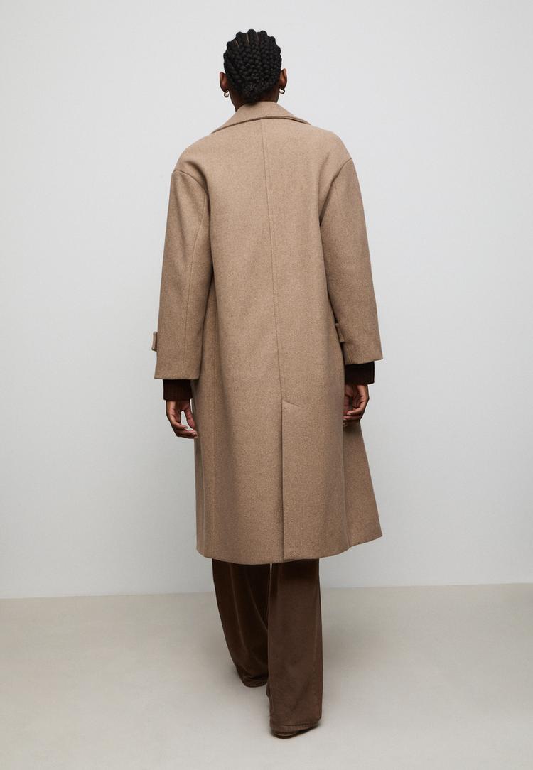abrigo largo oversize