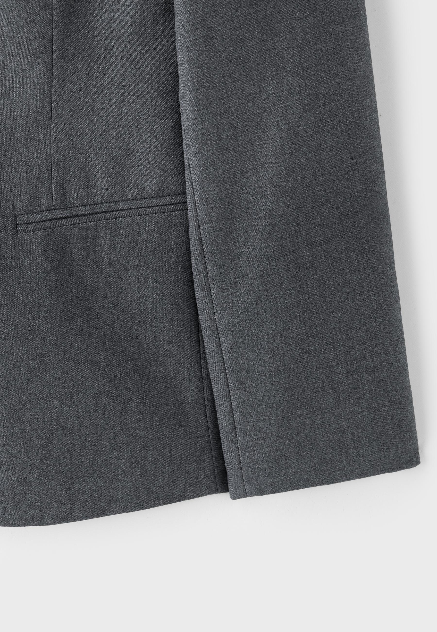 Button blazer — Dark grey