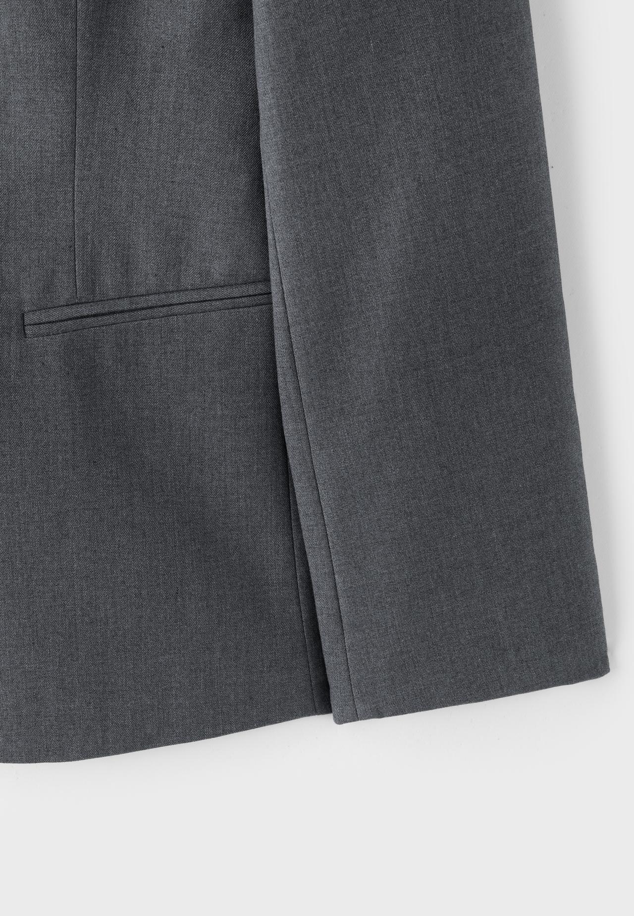 Button blazer — Dark grey