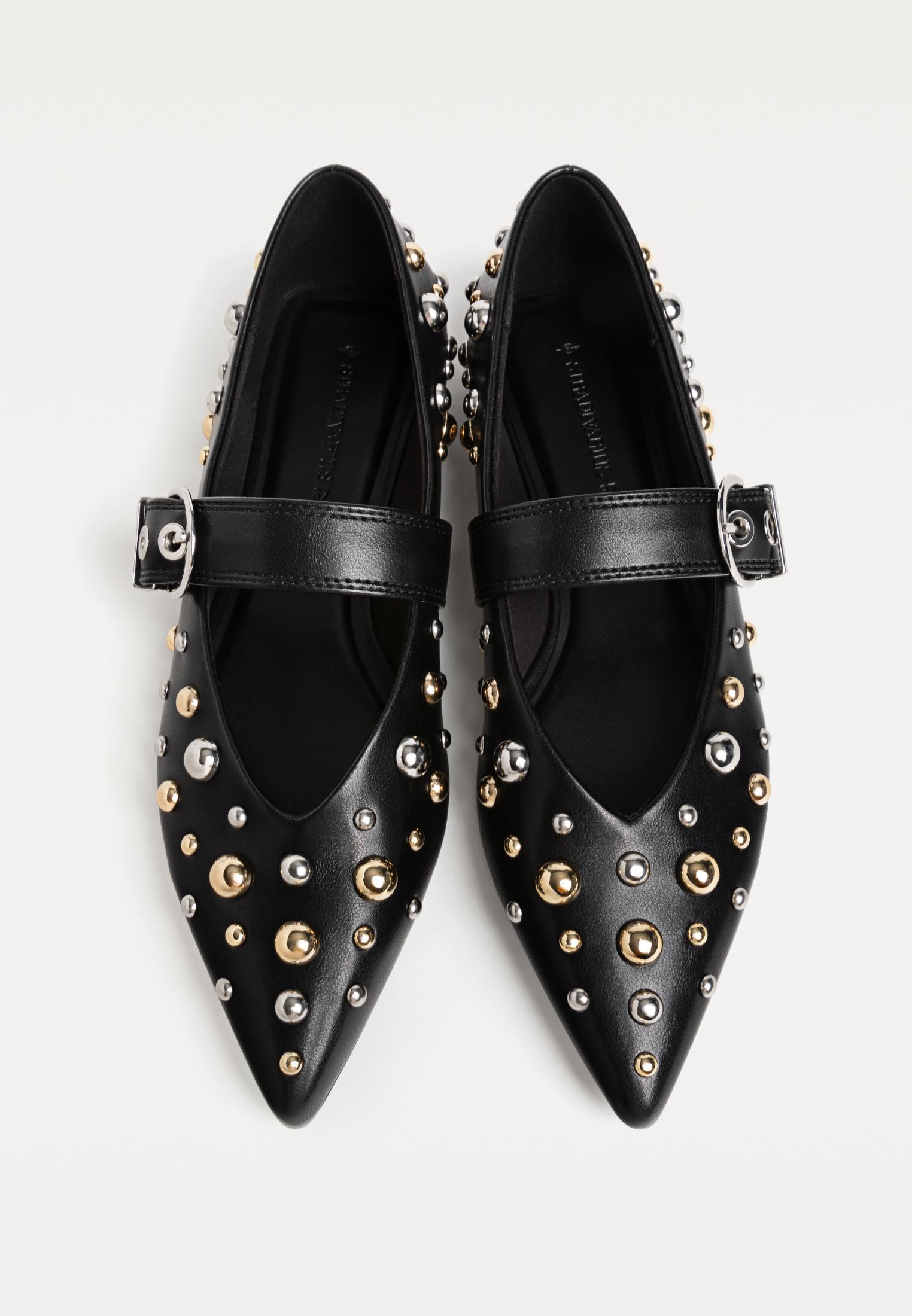 Studded ballet flats online