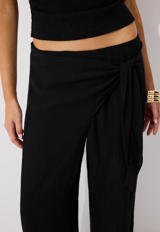 pantaloni fluidi sarong