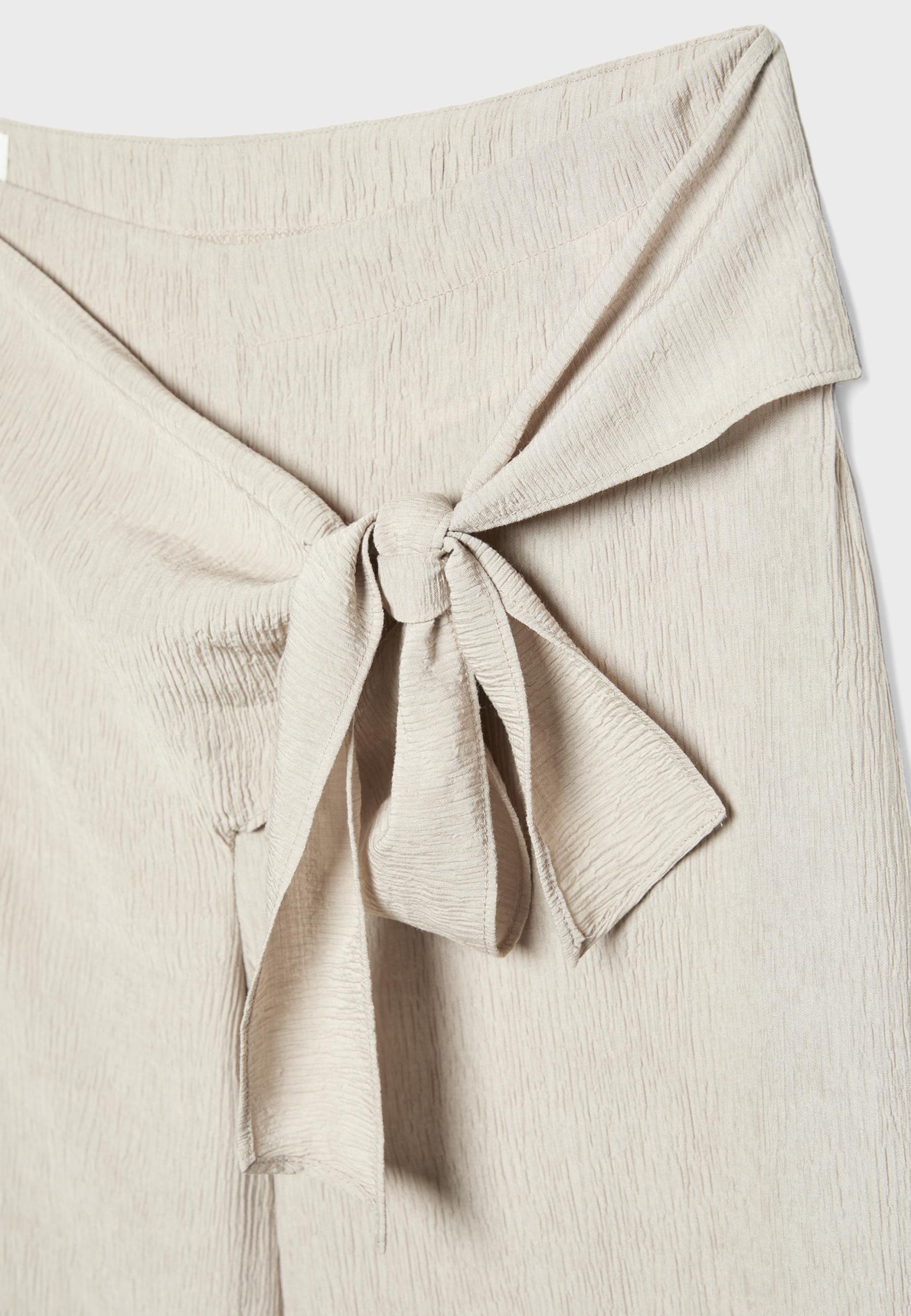 Flowing sarong trousers — Stone