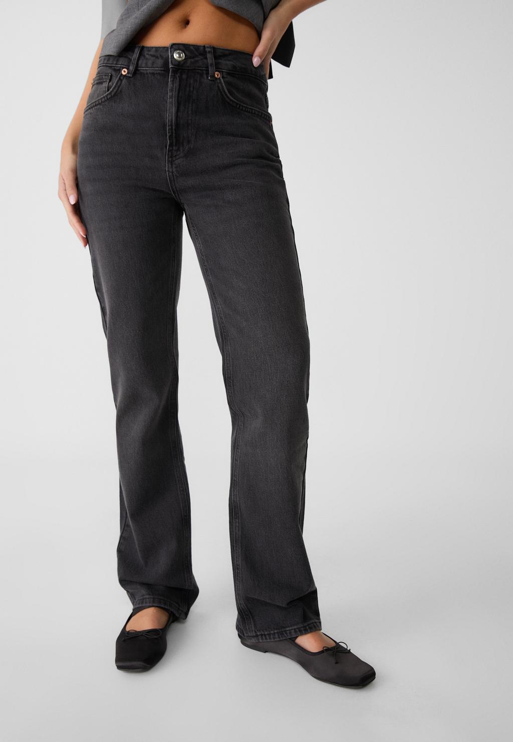 D98 Jeans Straight efecto vintage