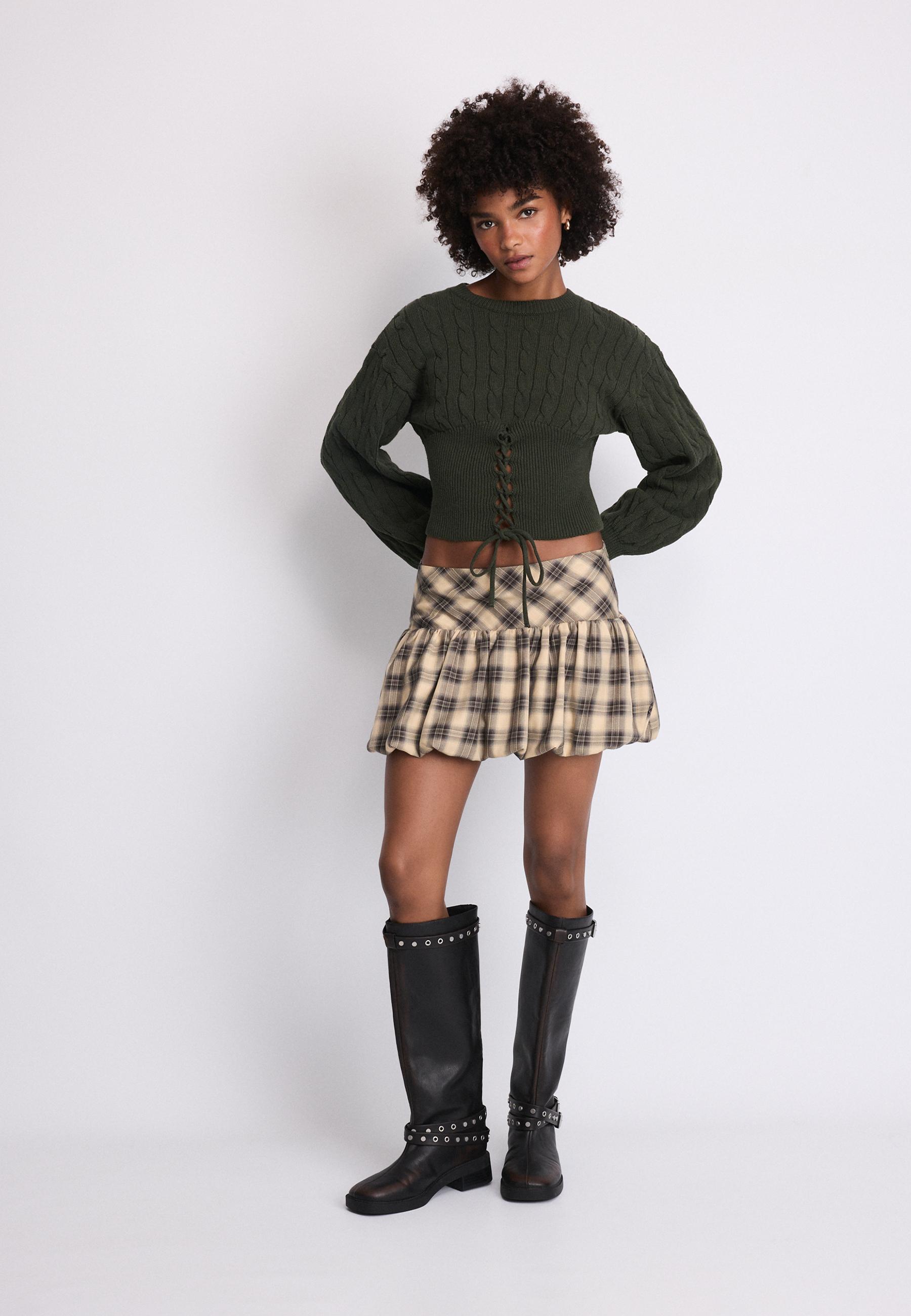 Flat buckle boots — BROWN