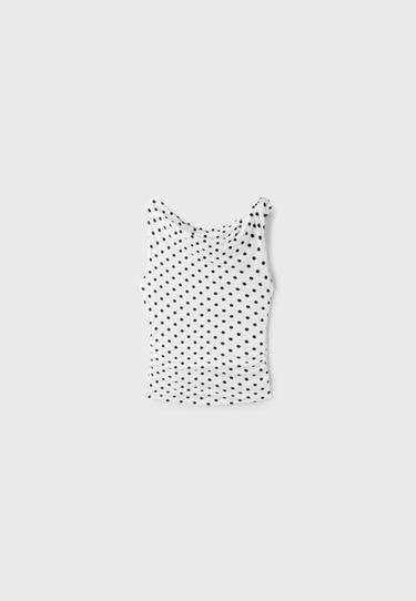 Asymmetric gathered T-shirt — GREY DENIM WASH 9