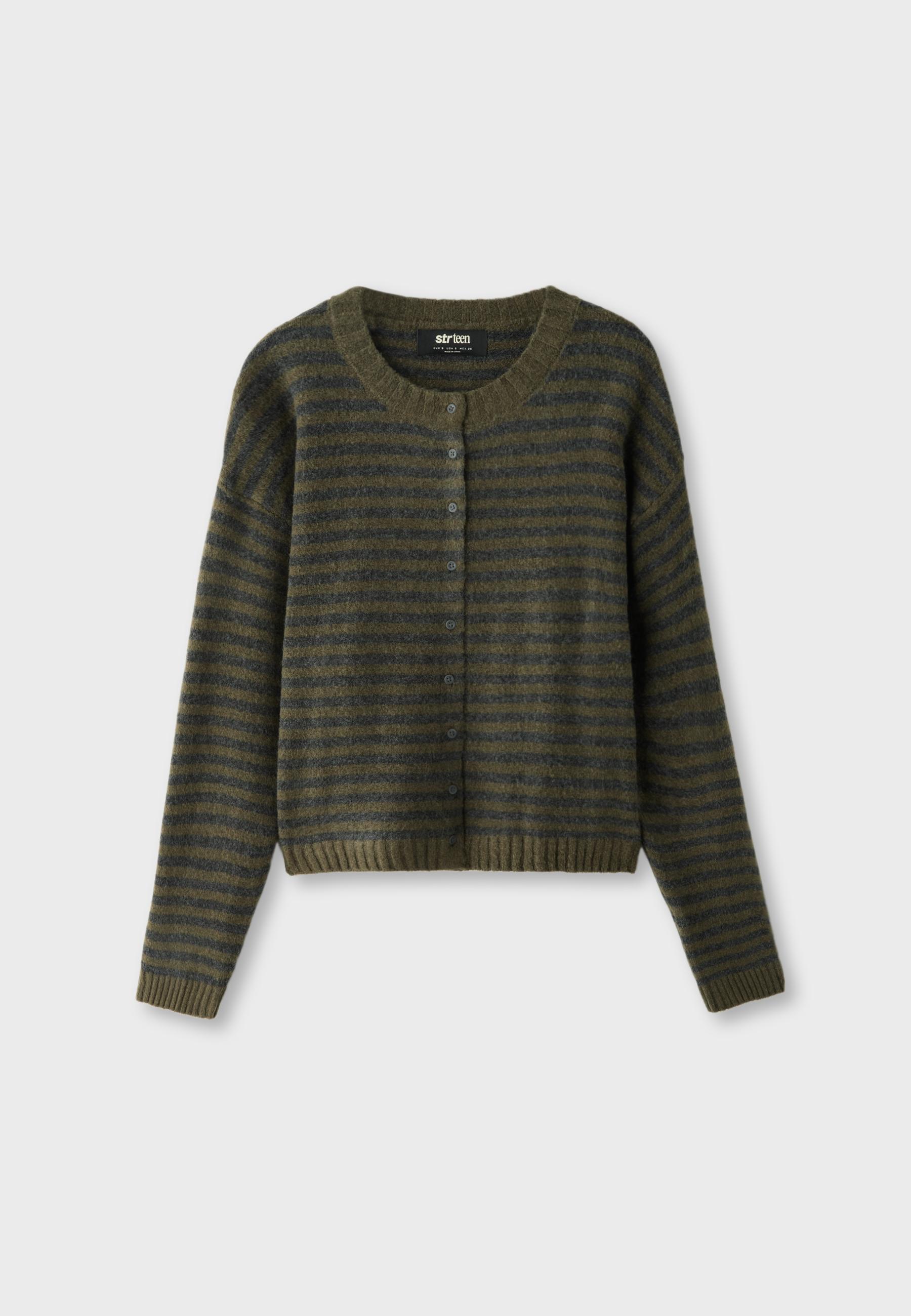 Chaqueta punto rayas