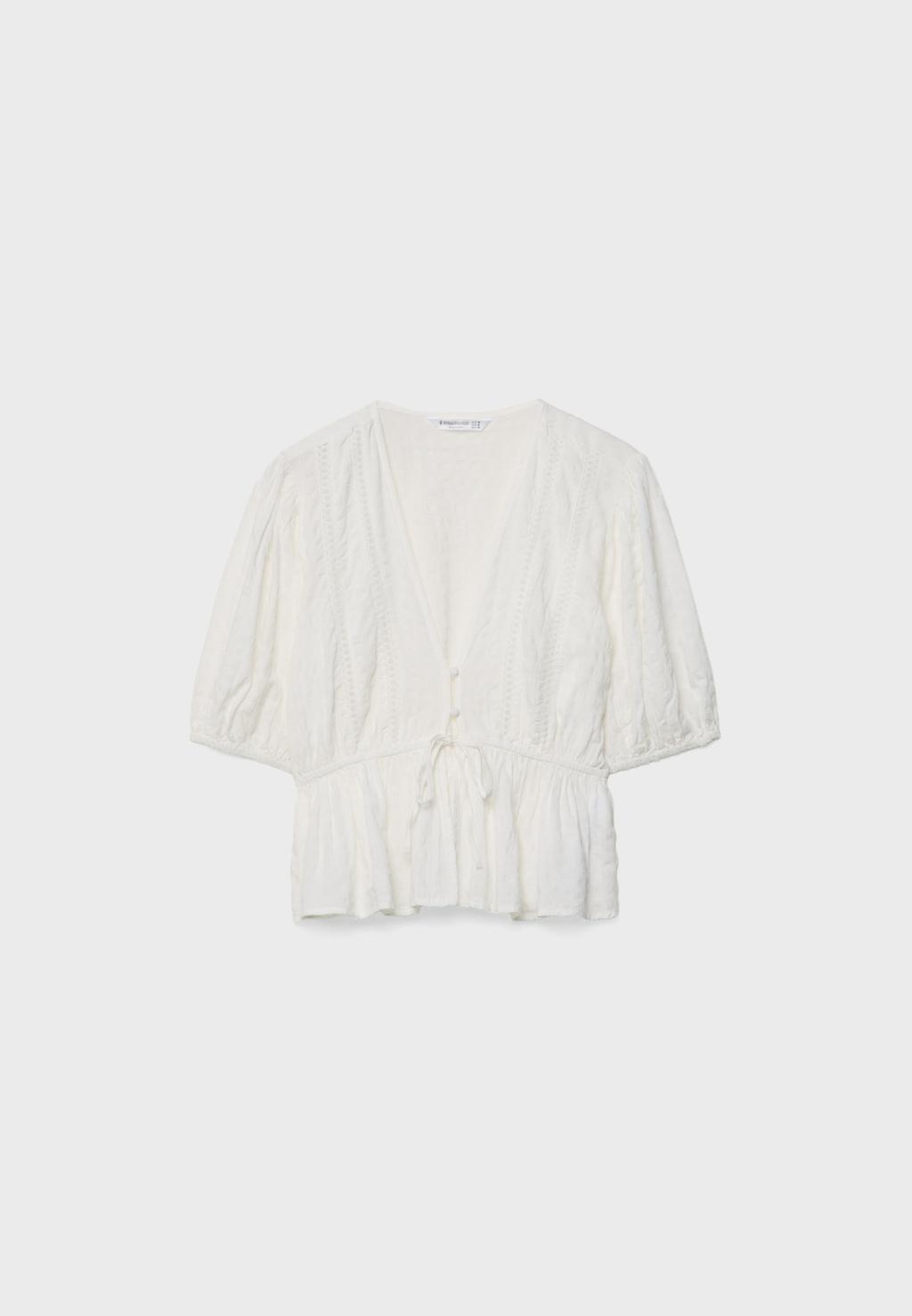 Blouse fluide dentelle