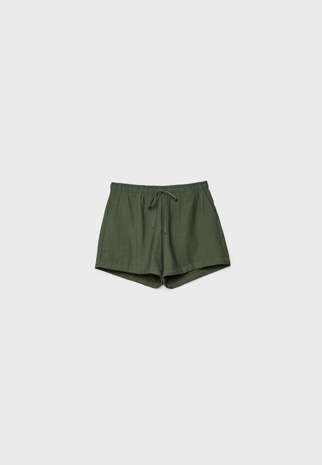 Shorts fluido textura