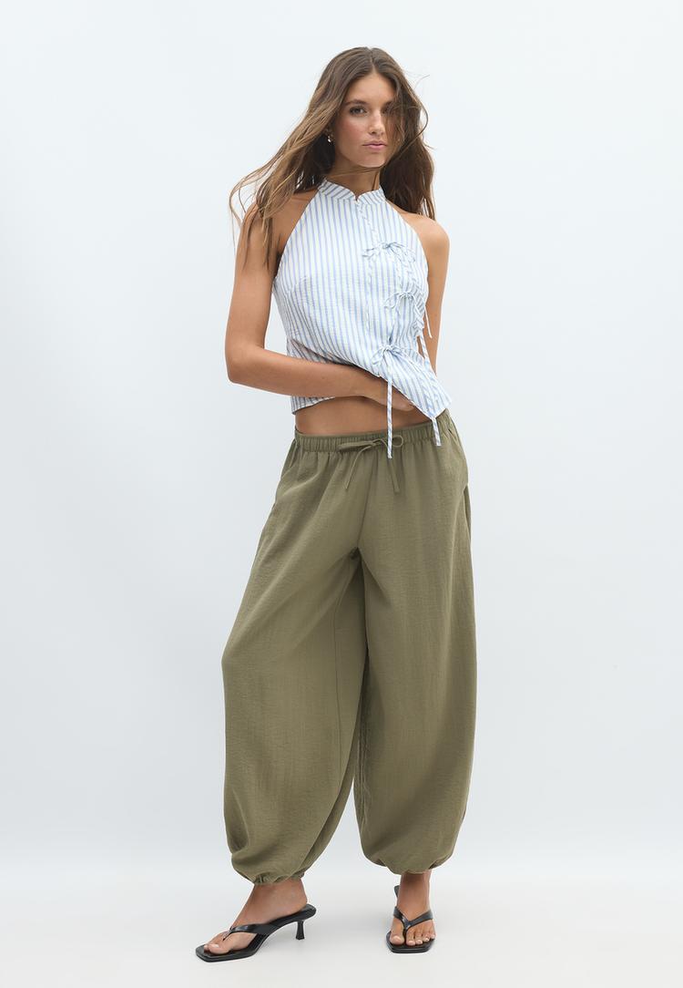 pantalon bombacho fluido