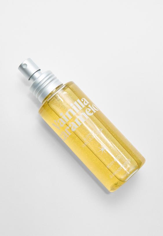 Stradivarius Vainilla Caramelo Body Mist Gold Os