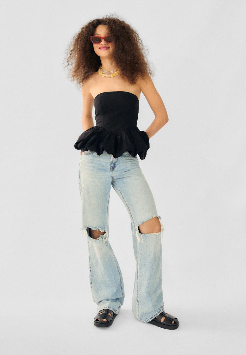 D92 straight wide-leg jeans