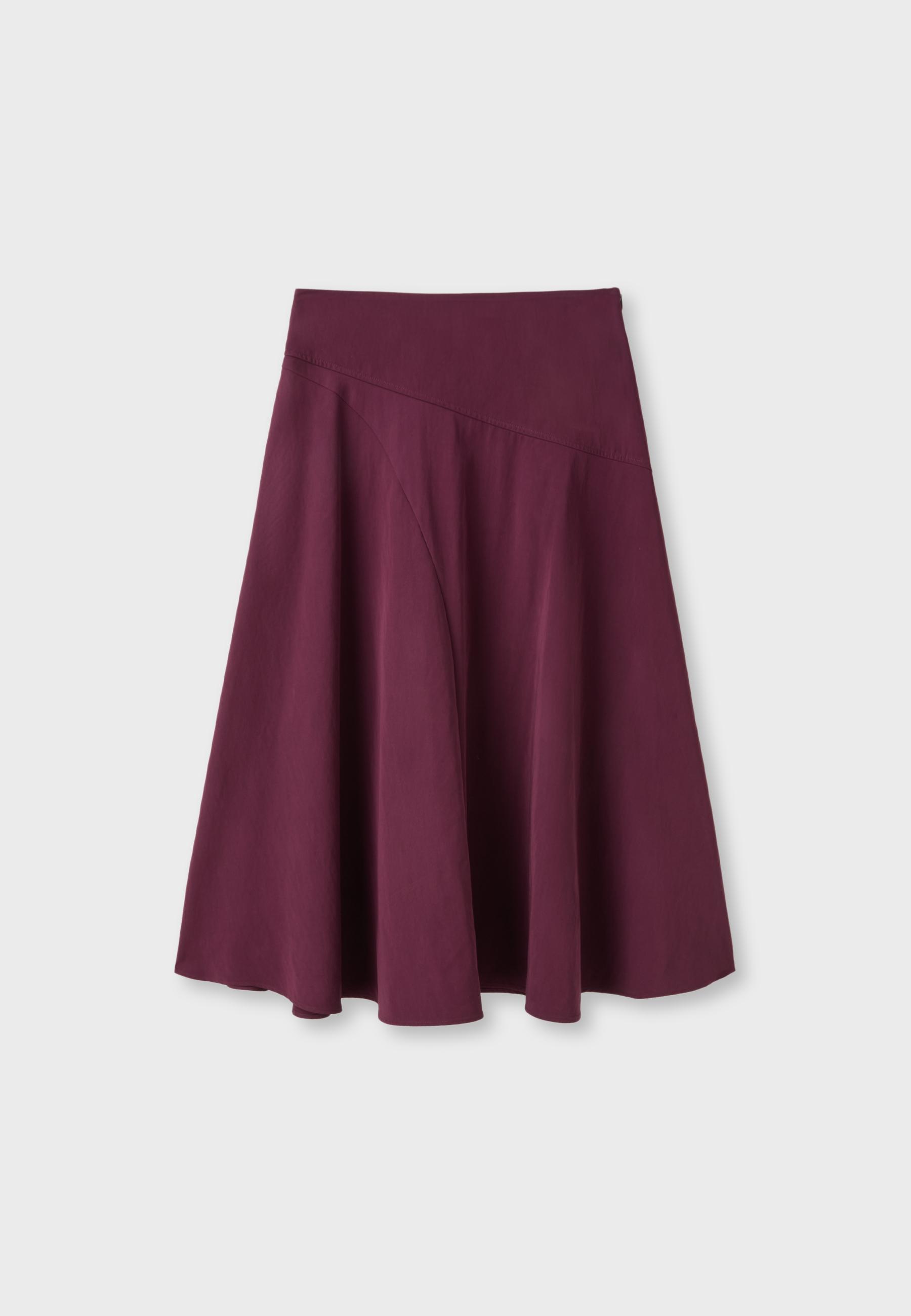 Layered midi skirt — Purple