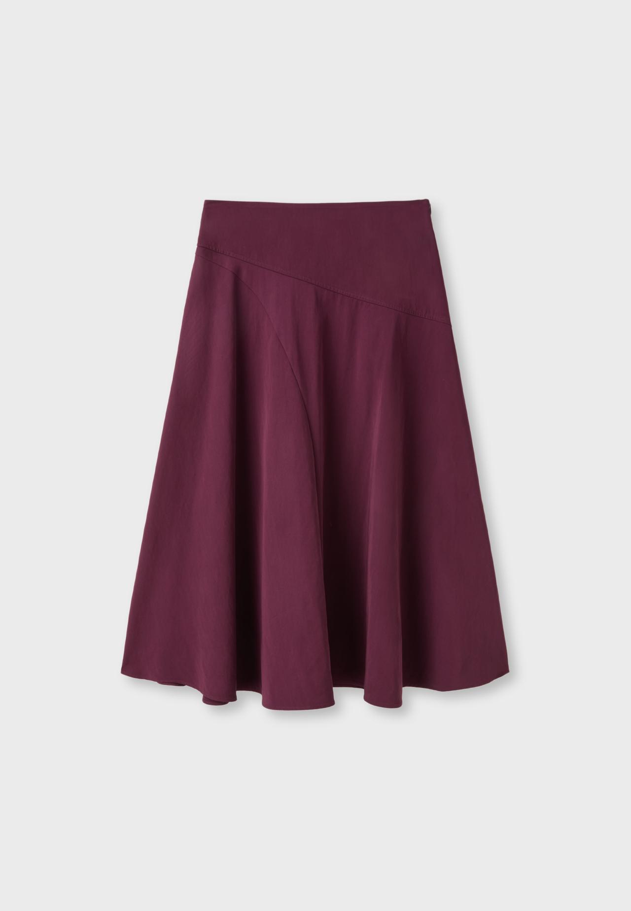 Layered midi skirt — Purple