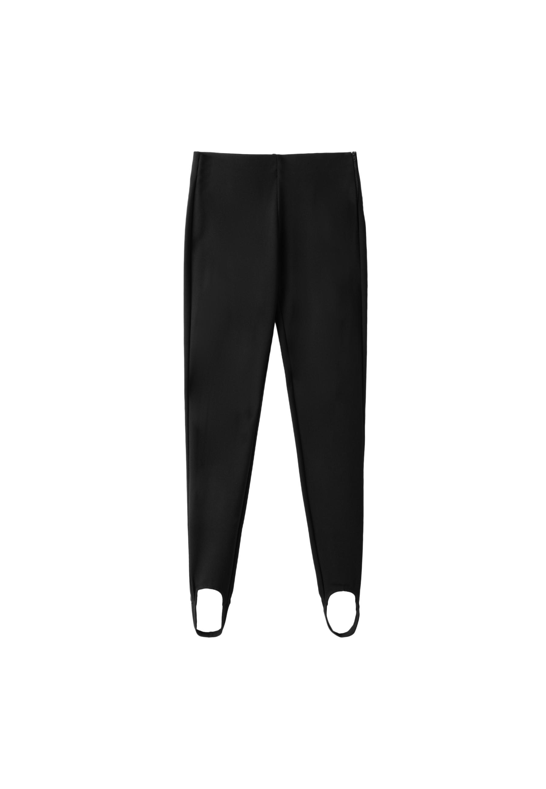 Cropped leggings — Black