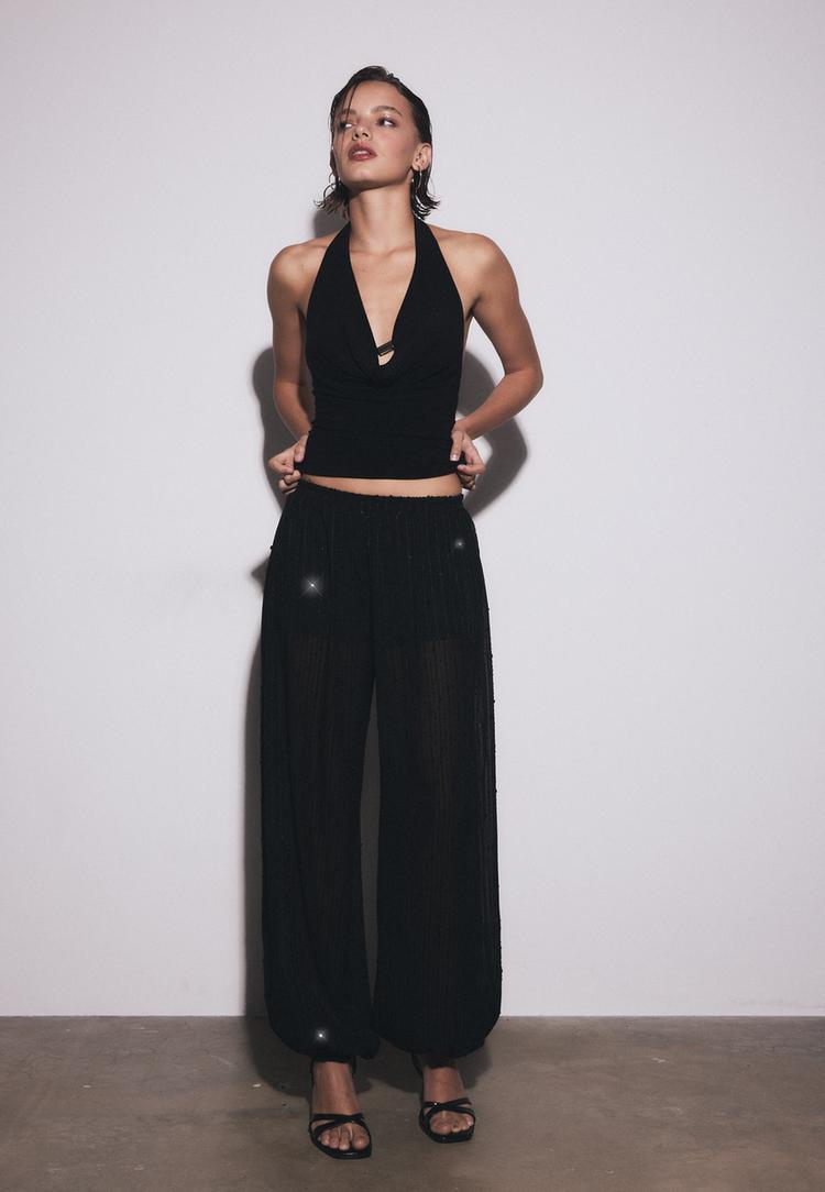 pullu balon pantolon