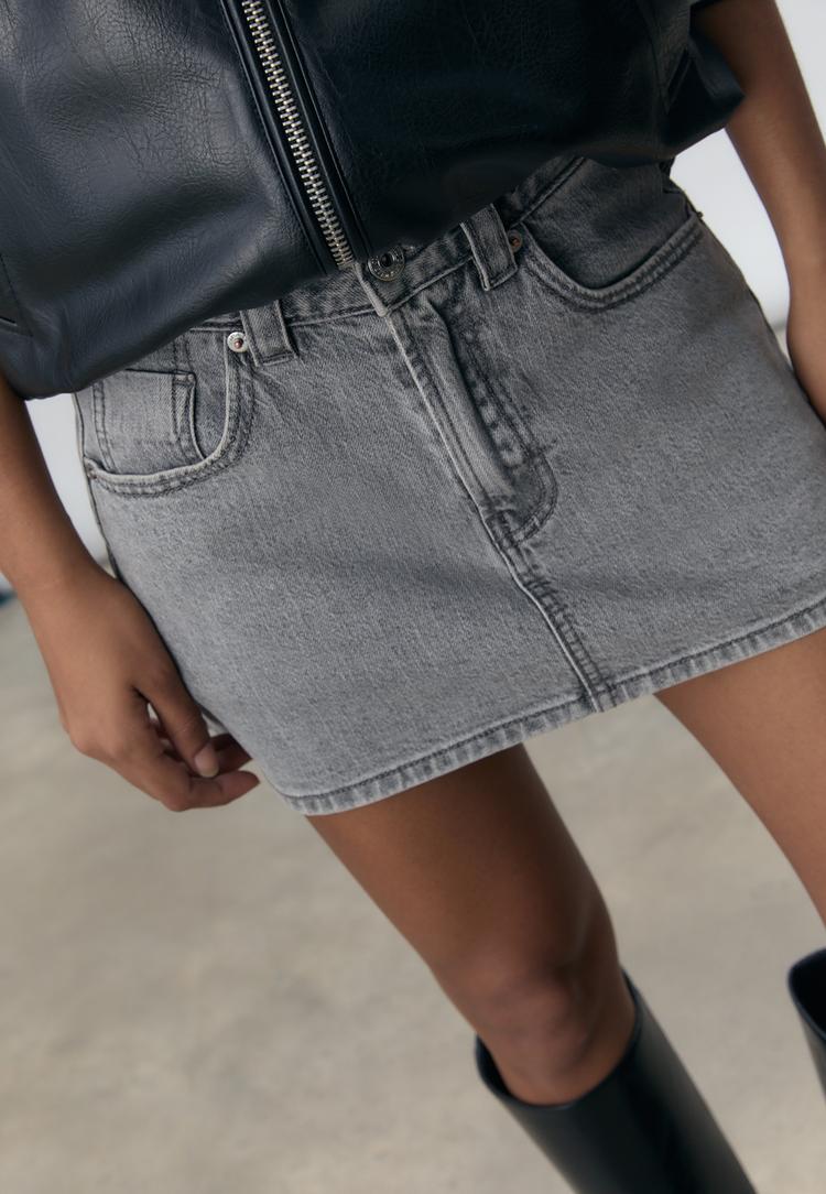 d62 denim skort