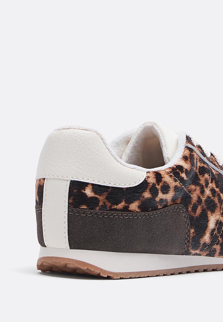 zapatillas pelo print leopardo