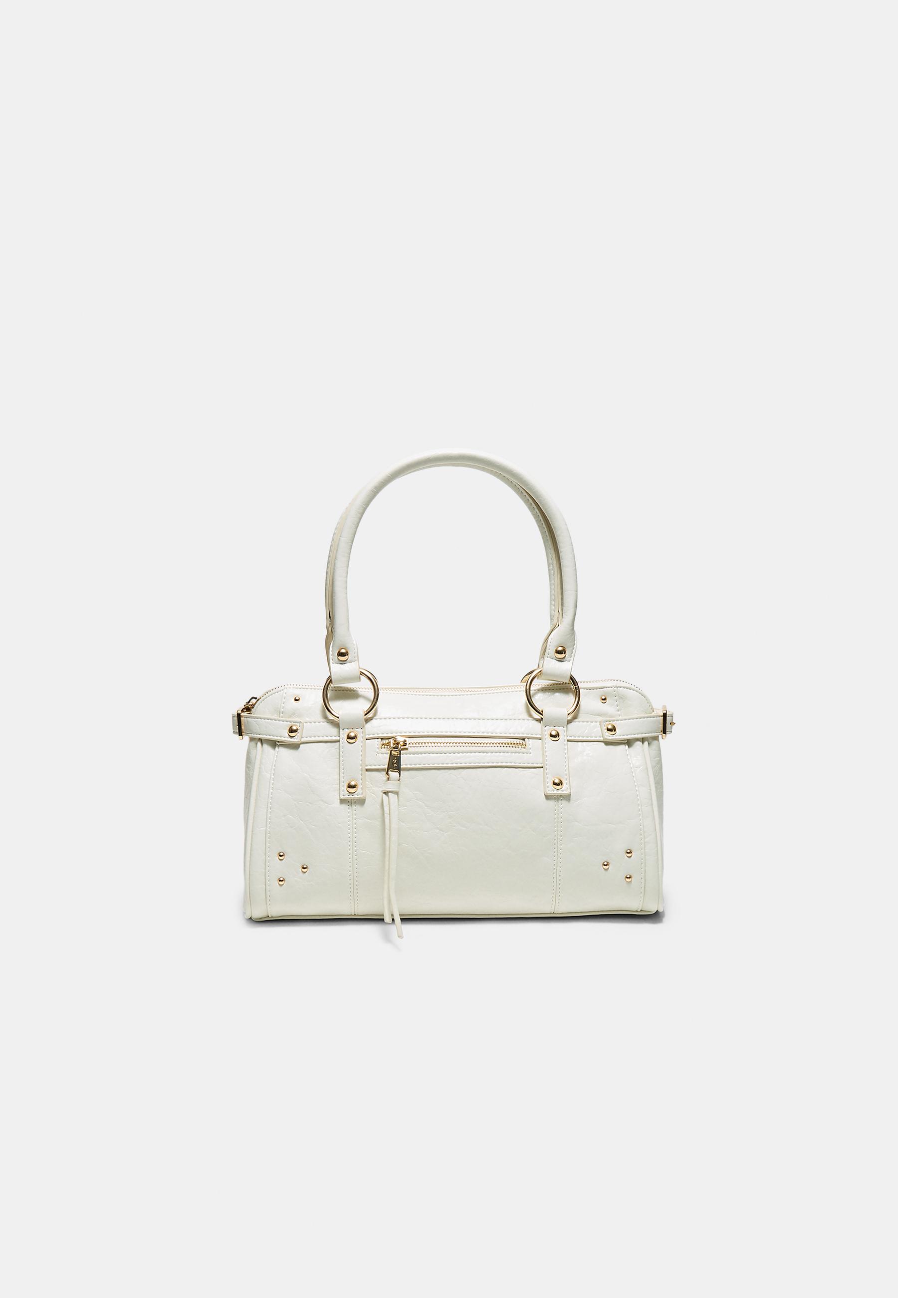 Studded shoulder bag with pocket - Women's fashion | Stradivarius