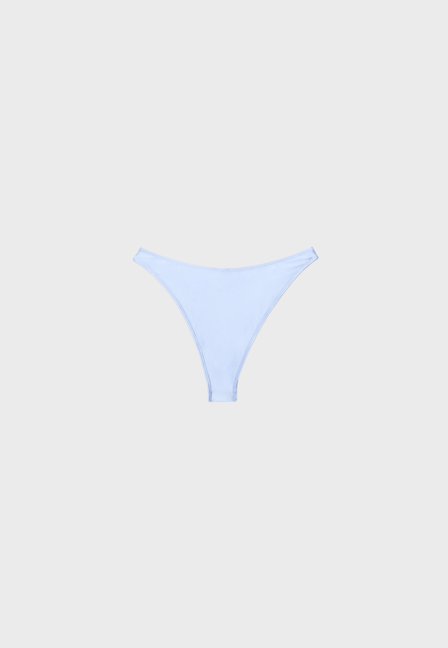 Basic saten Brezilya bikini altı