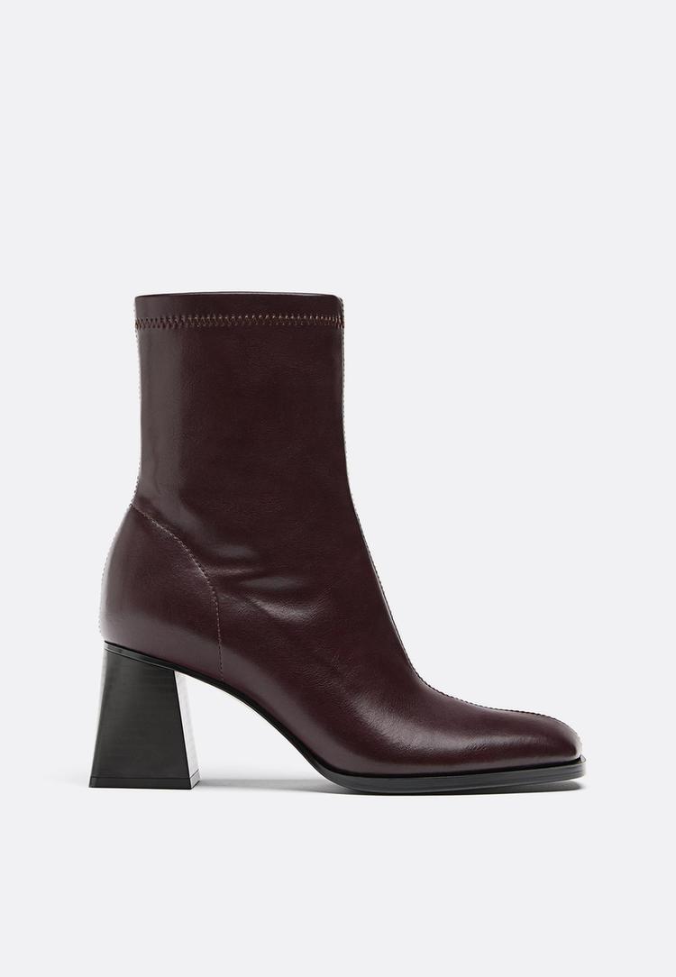 bottines a talon large