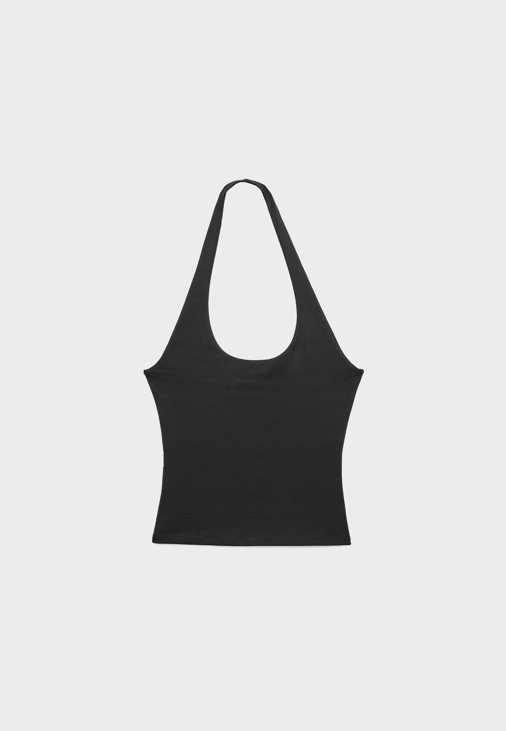 Halter Yaka Tişört