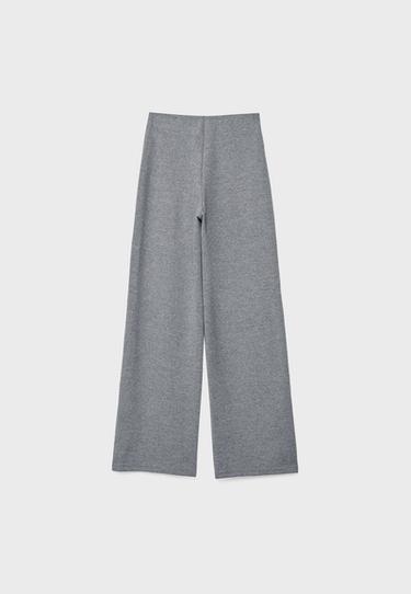 Soft-touch pintuck trousers — Dark grey 7