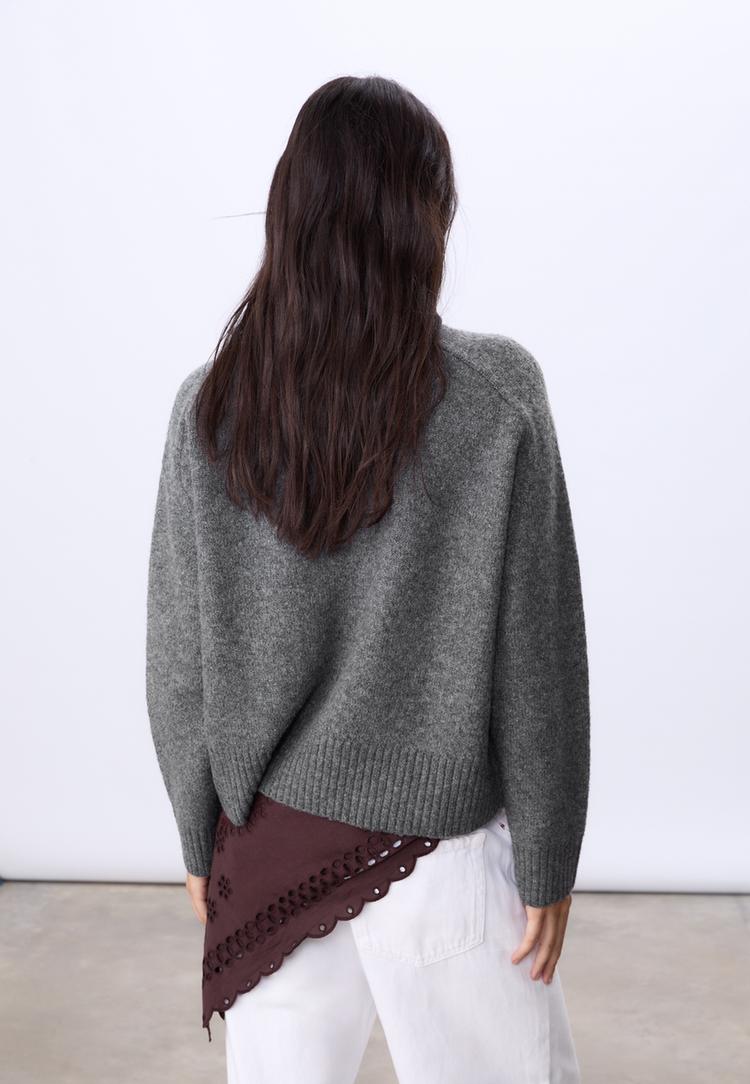 basic soft knit sweater