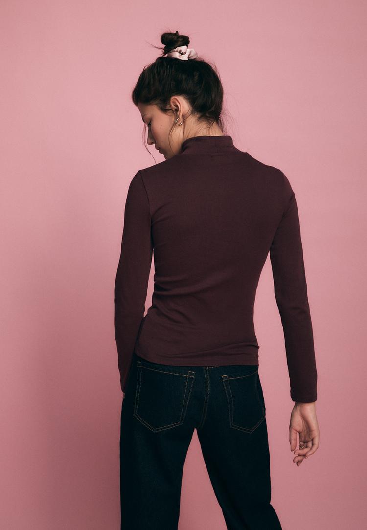 basic dik yaka t shirt