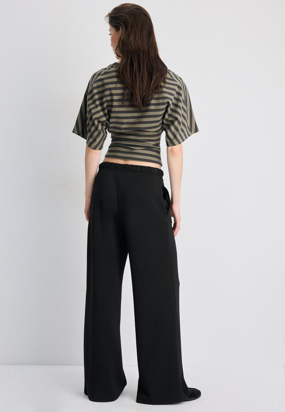 softtouch pintuck wideleg trousers l04512257