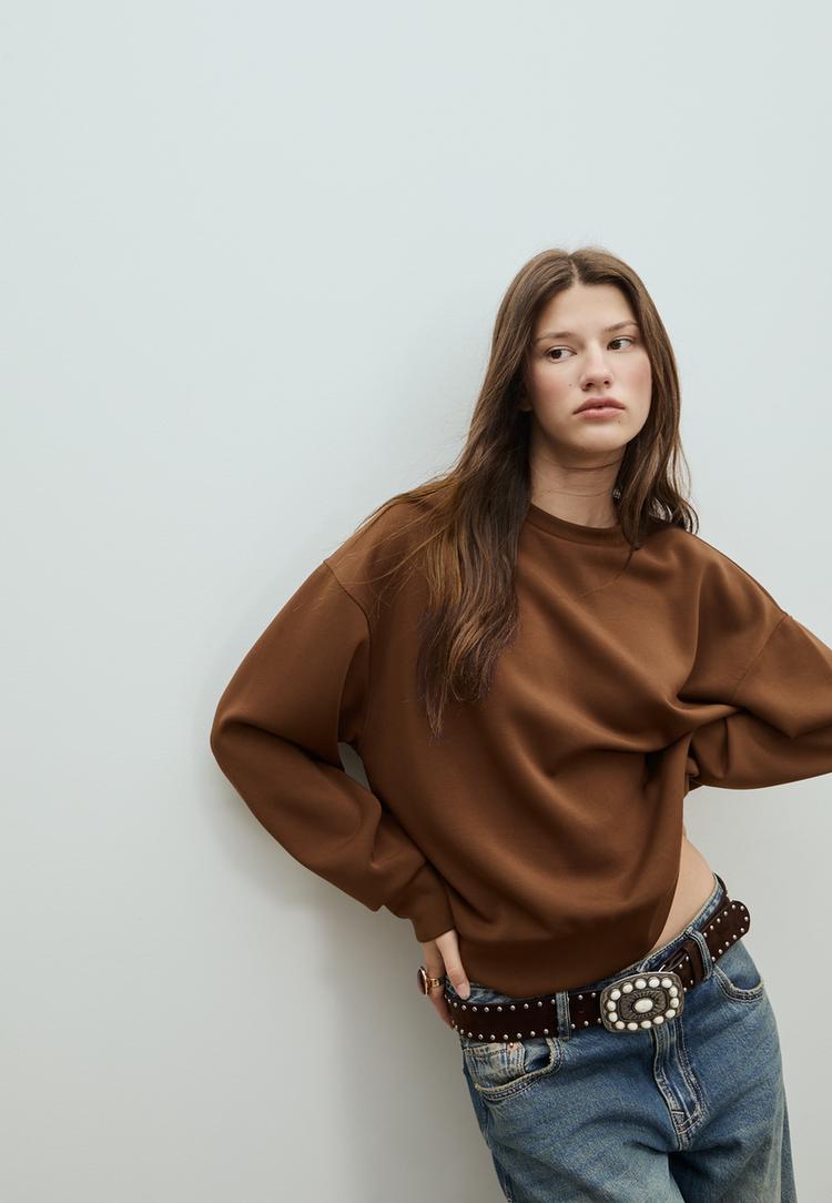 sudadera basica tacto suave