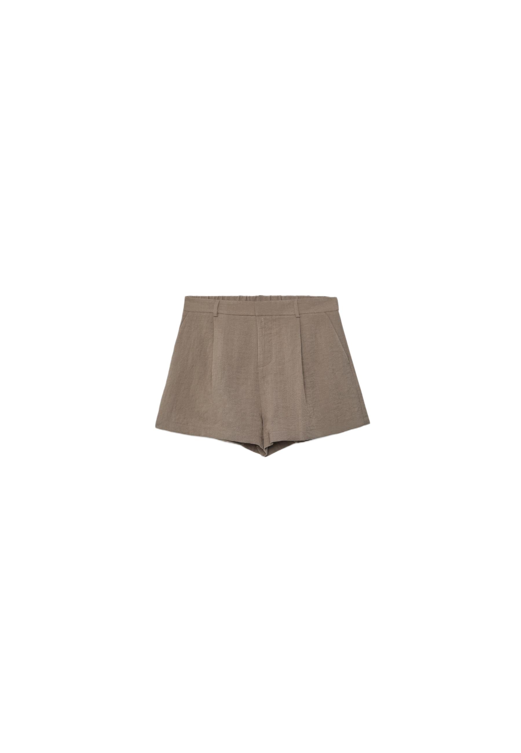 Smart rustic shorts — Brown