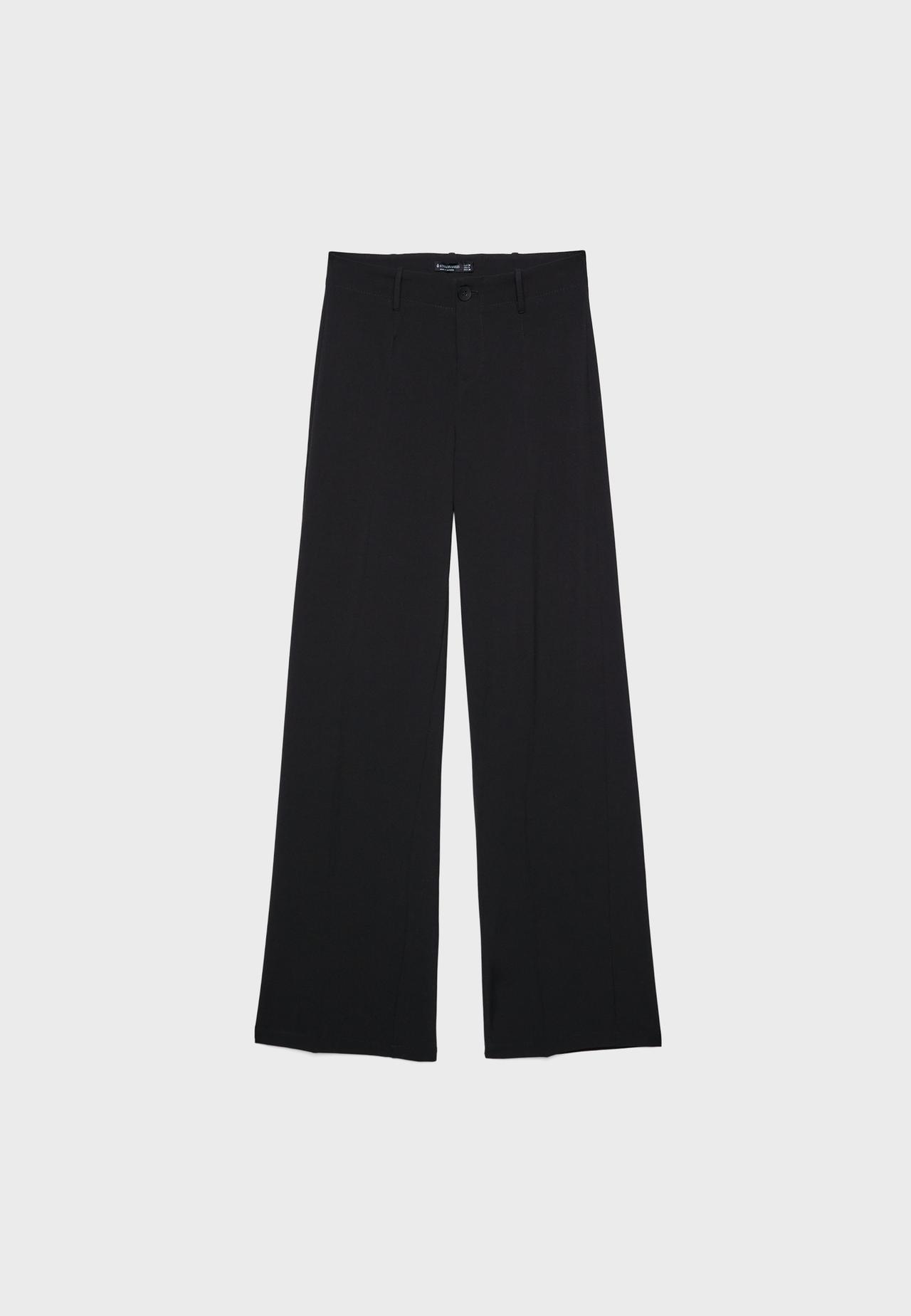 Wide-leg trousers — Black