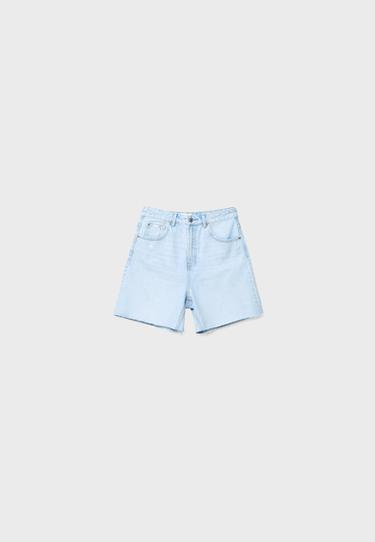 D93 Longline shorts — MEDIUM LIGHT BLUE DENIM 7