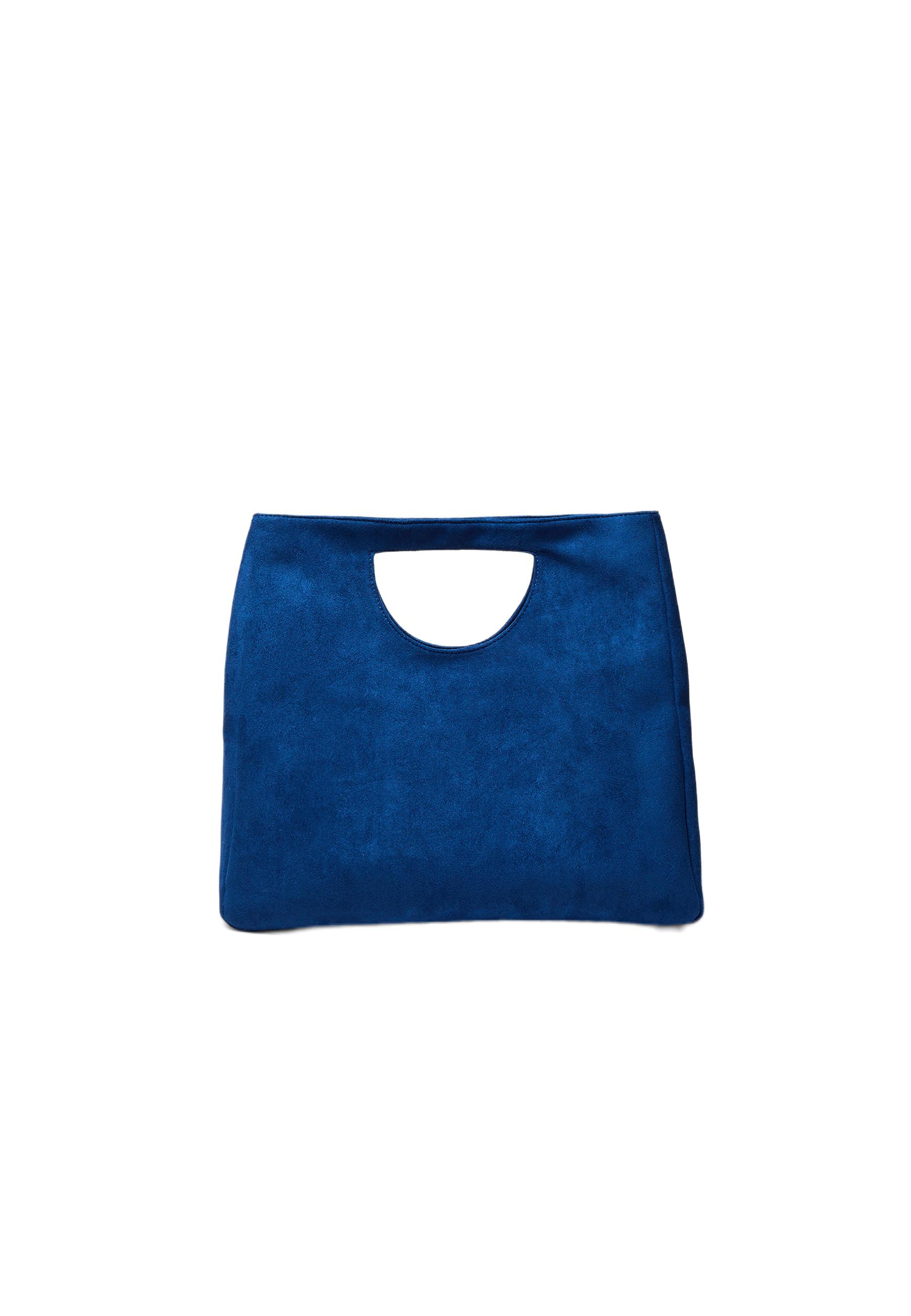 Square crossbody handbag — Blue