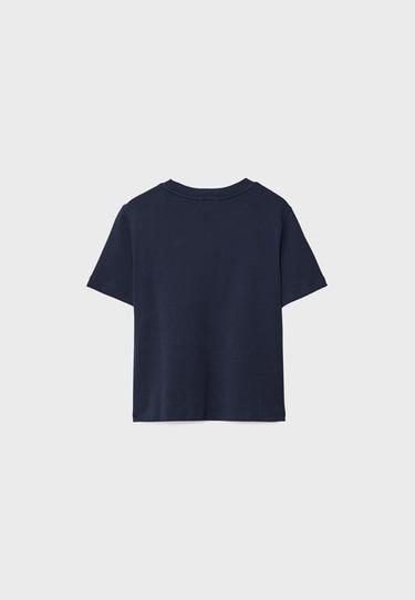 B01 Heavy weight regular fit basic T-shirt — Dark blue 8