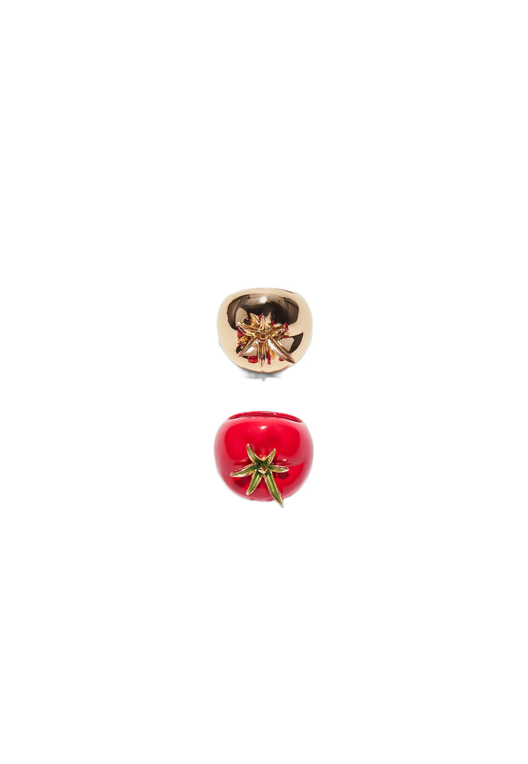 Set of 2 tomato rings — Red