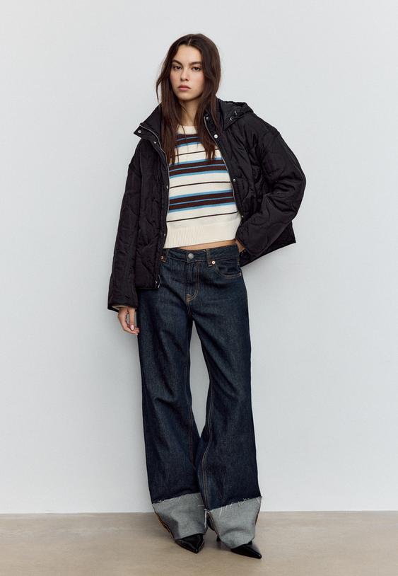 puffer jacket with hood